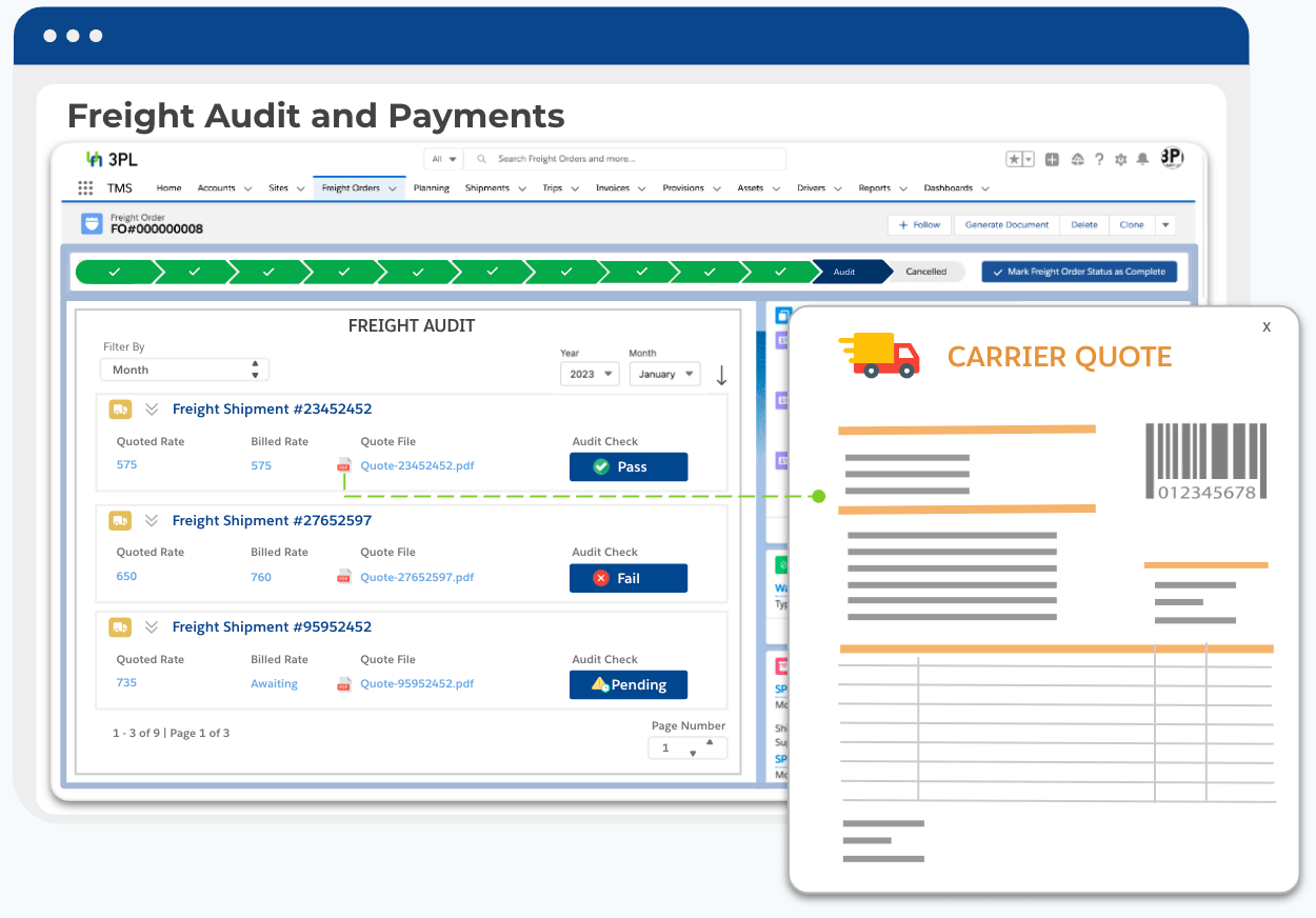 Freight Audit and Payment Automation — automated invoice checks in Neurored TMS