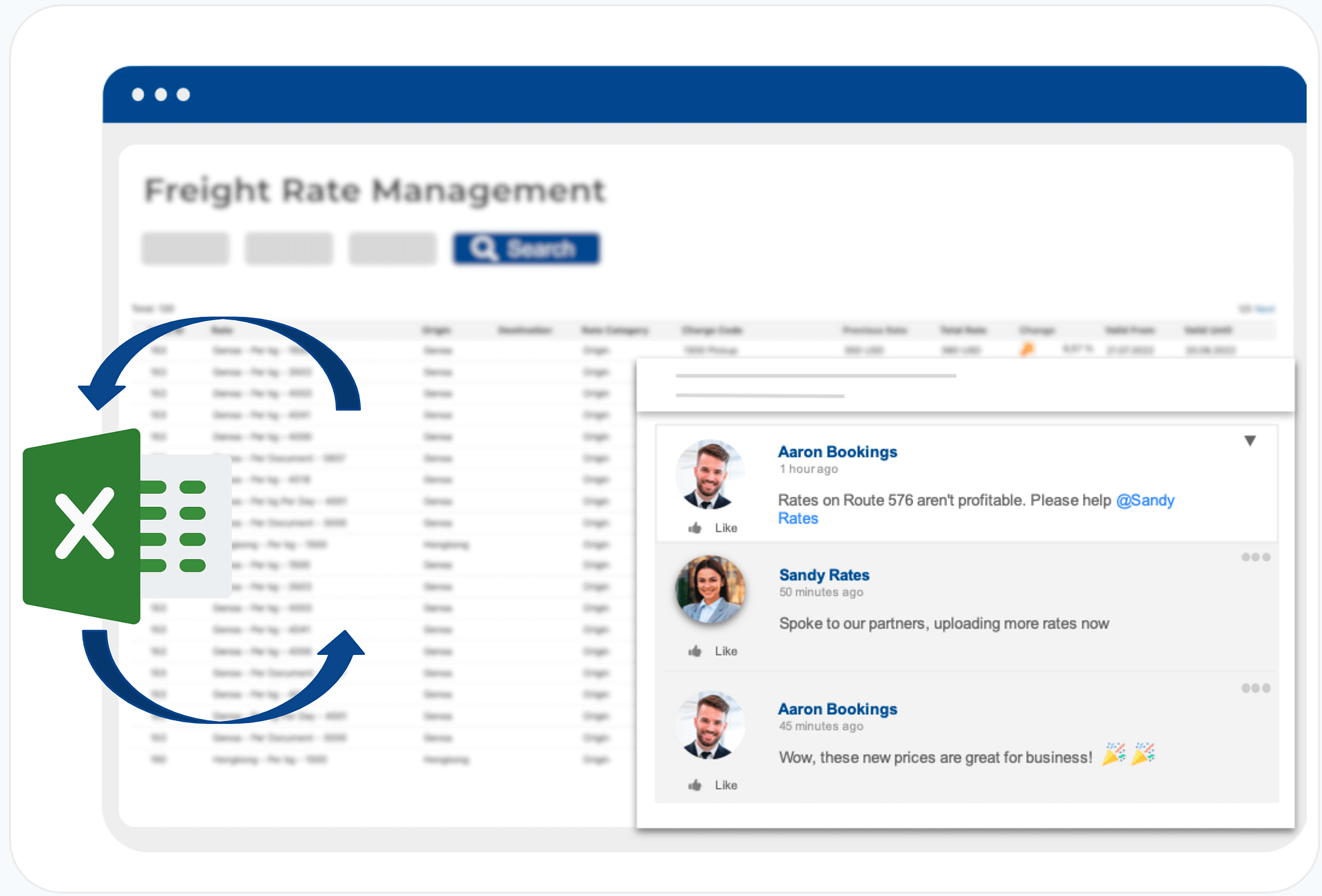 Freight Rates Management Solution — rate sourcing and automated quotation in Neurored TMS